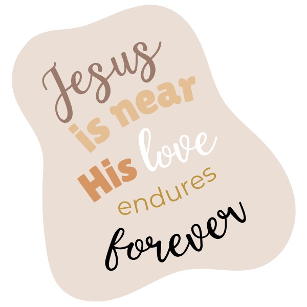 His Love Endures Sticker