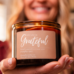 Grateful Candle + Pumpkin Spice