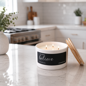 Believe Candle + Pomegranate Cider
