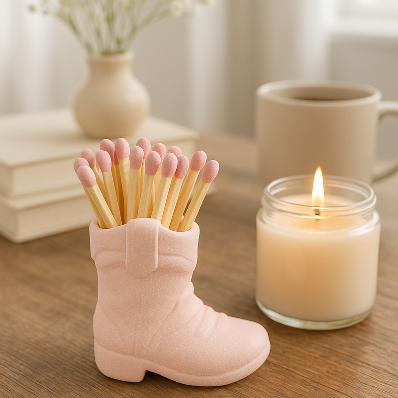 Cowgirl Boot Match Holder: Pink