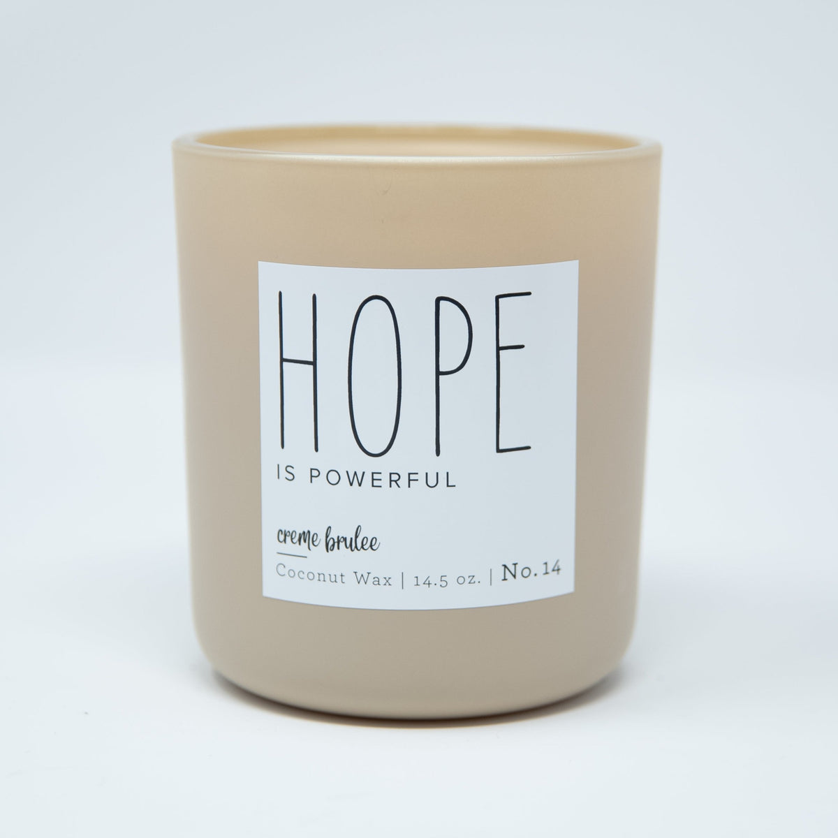 HOPE CANDLE - CREME BRULEE