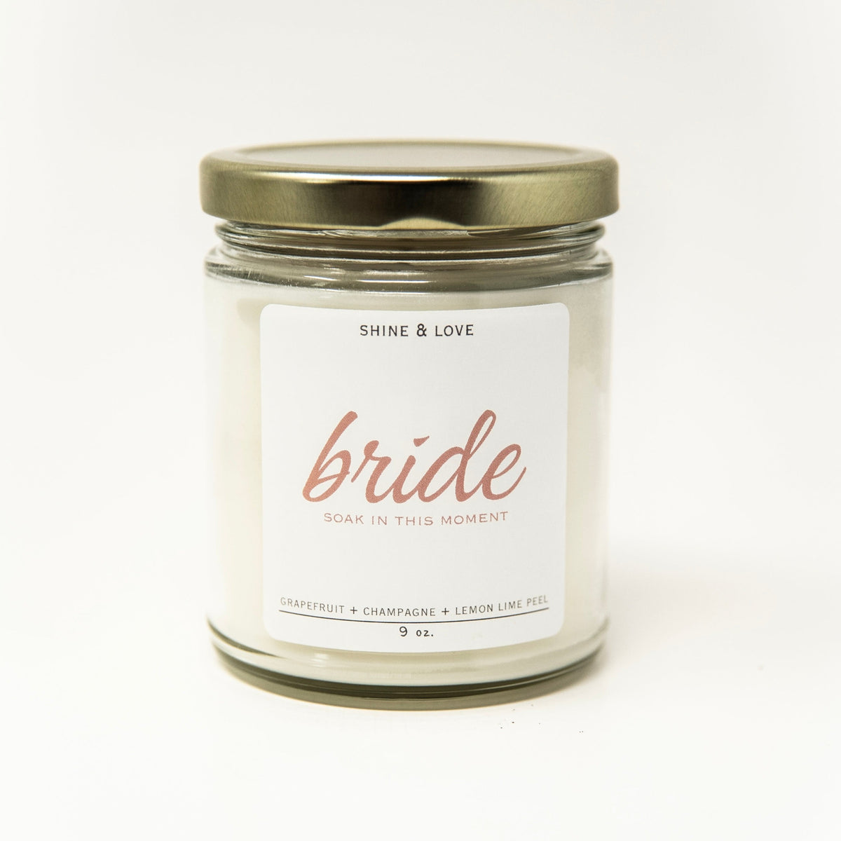 WEDDING BRIDE CANDLE + JOYFUL SCENT