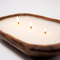 3 WICK DOUGH BOWL CANDLE