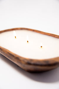 3 WICK DOUGH BOWL CANDLE