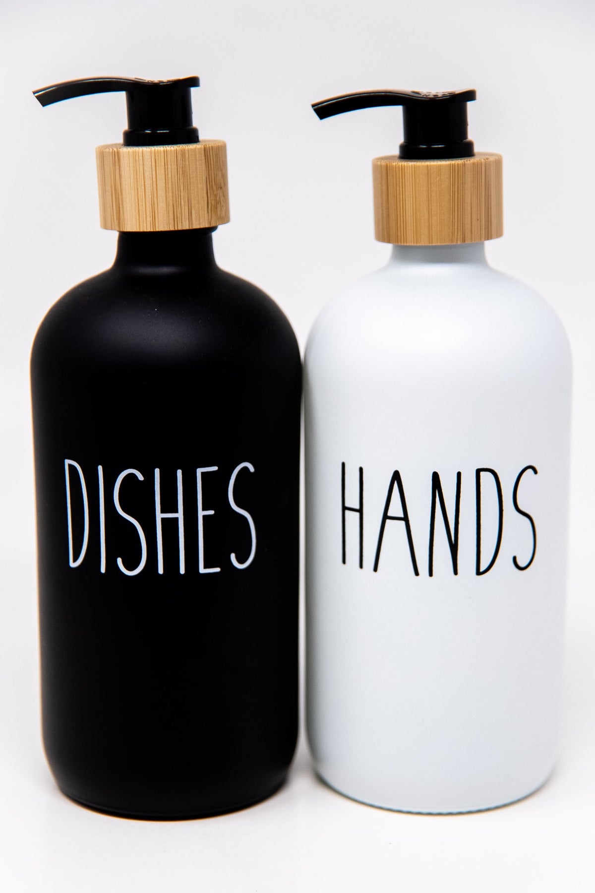 Glass Soap Dispenser Set 16 oz.