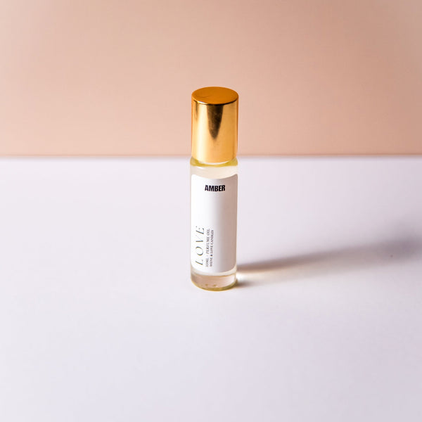 Amber Vanilla Warm Woodsy Scented Roll On Perfume