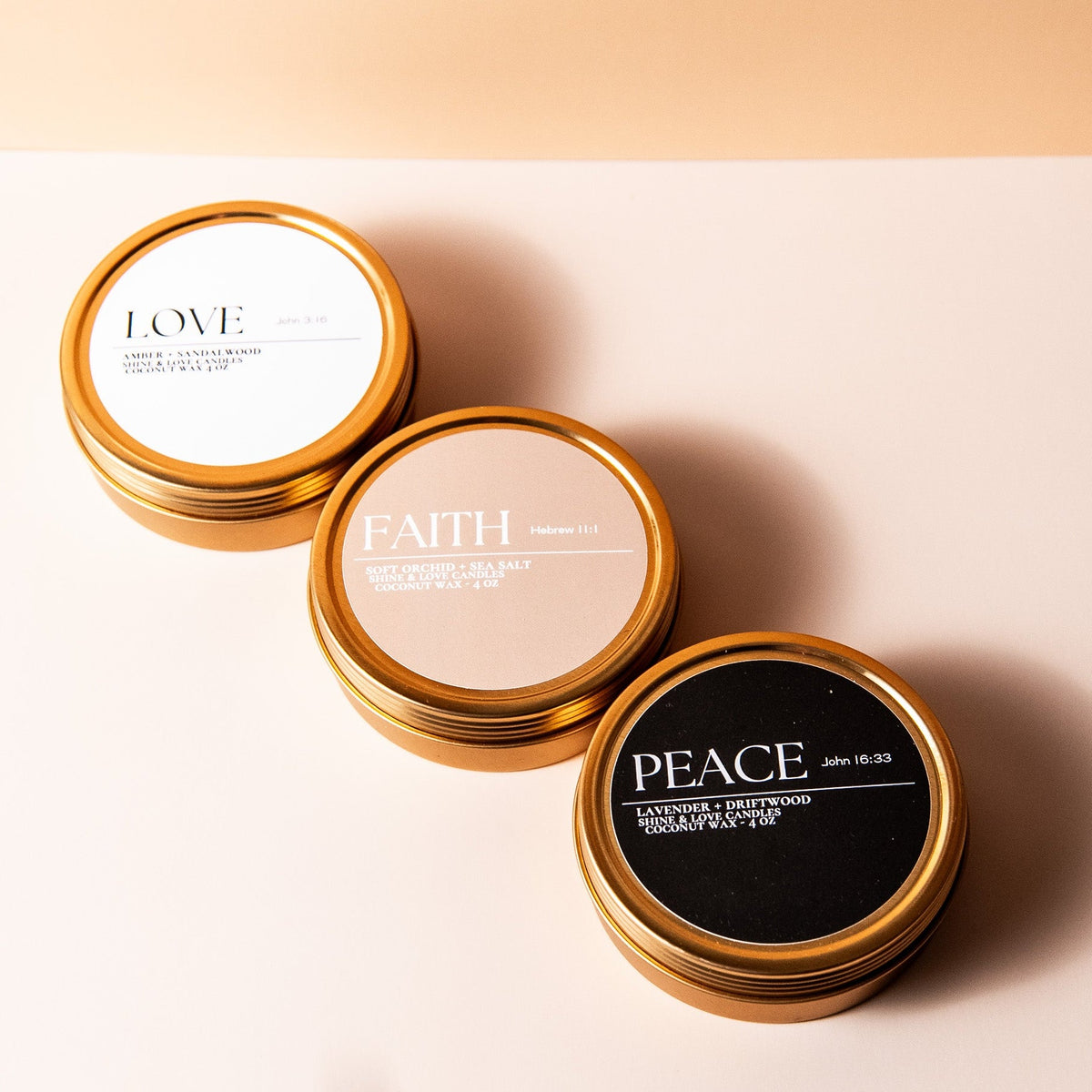 Amber Travel Tin Candle