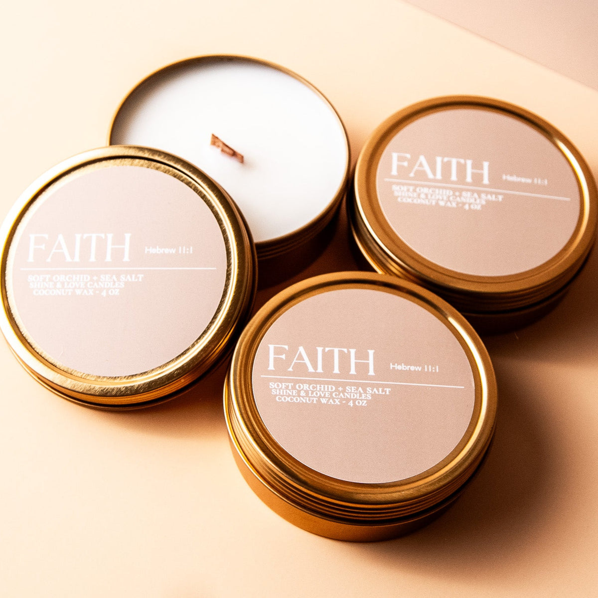 Orchid Travel Tin Candle