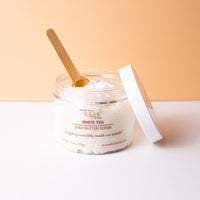 White tea body scrub