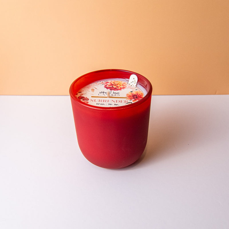 cedar saffron scented candle