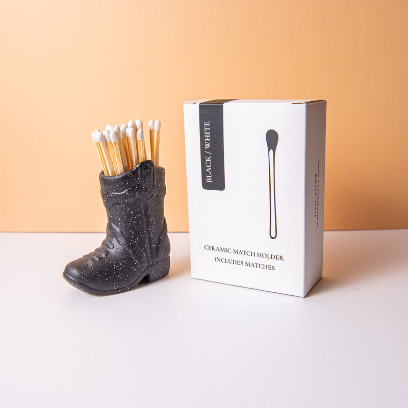 Match holder with fun safety matches 