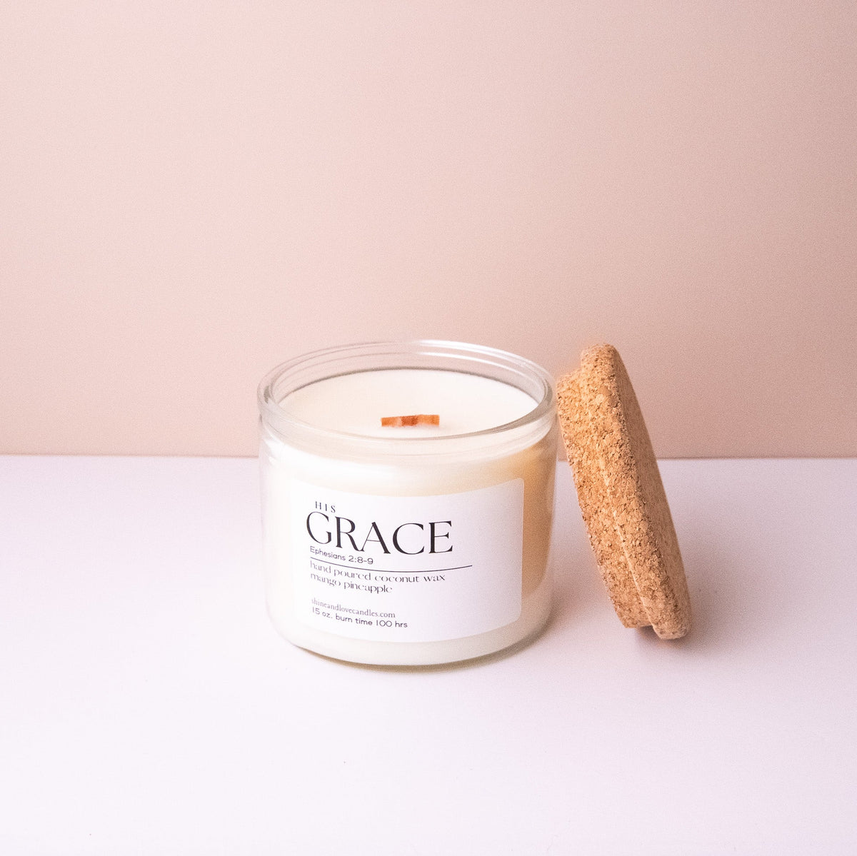 Mango scented candle