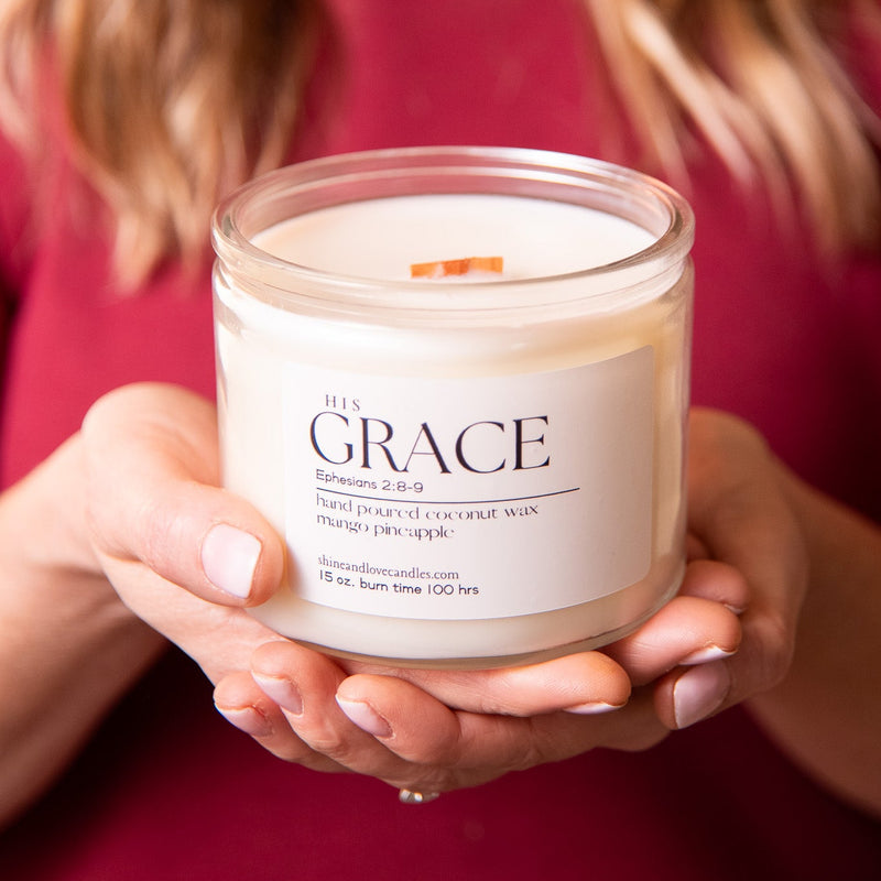 sweet tropical scented candle